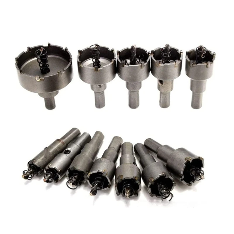 Multifunctional 12Pcs Hole Set Fit for Stainless Steel Plastic