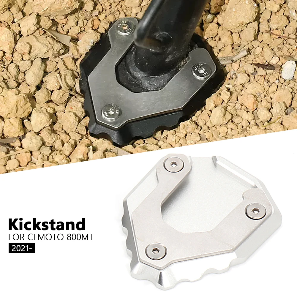 

Fit For CFMOTO 800MT MT800 800 MT 800 2021-2024 Motorcycle CNC Kickstand Foot Side Stand Extension Pad Support Plate