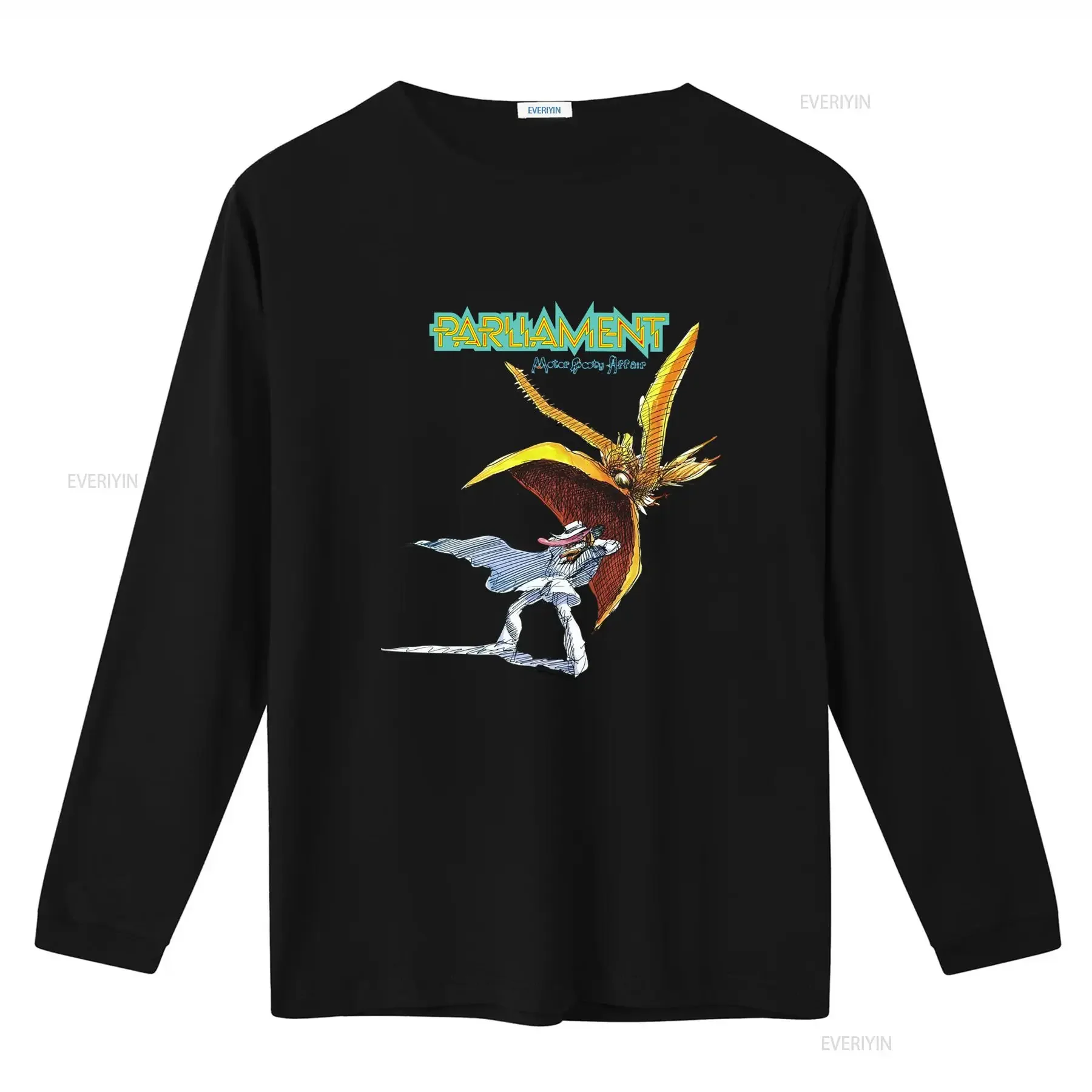 George Clinton Parliament Motor Booty Affair T Shirt Retro Design High Quality Print Perfect for Fans vintage Washed Casual