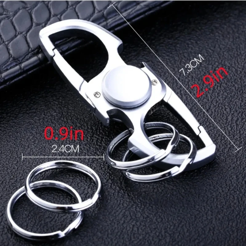 Multifunctionele Hand Spinner Metalen Gyroscoop Speelgoed Flesopener Tol Sleutelhanger Volwassenen Stress Fidget Spinner Gift