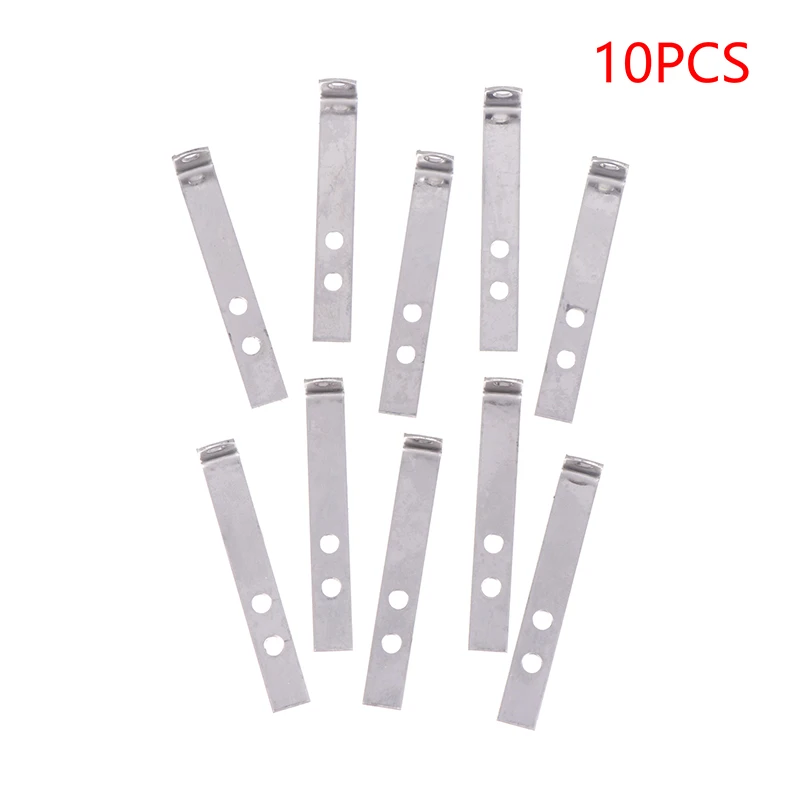 Soporte en L de acero inoxidable para Canal retroiluminado, montaje de letras, instalación de orejetas, 10 unids/lote por paquete