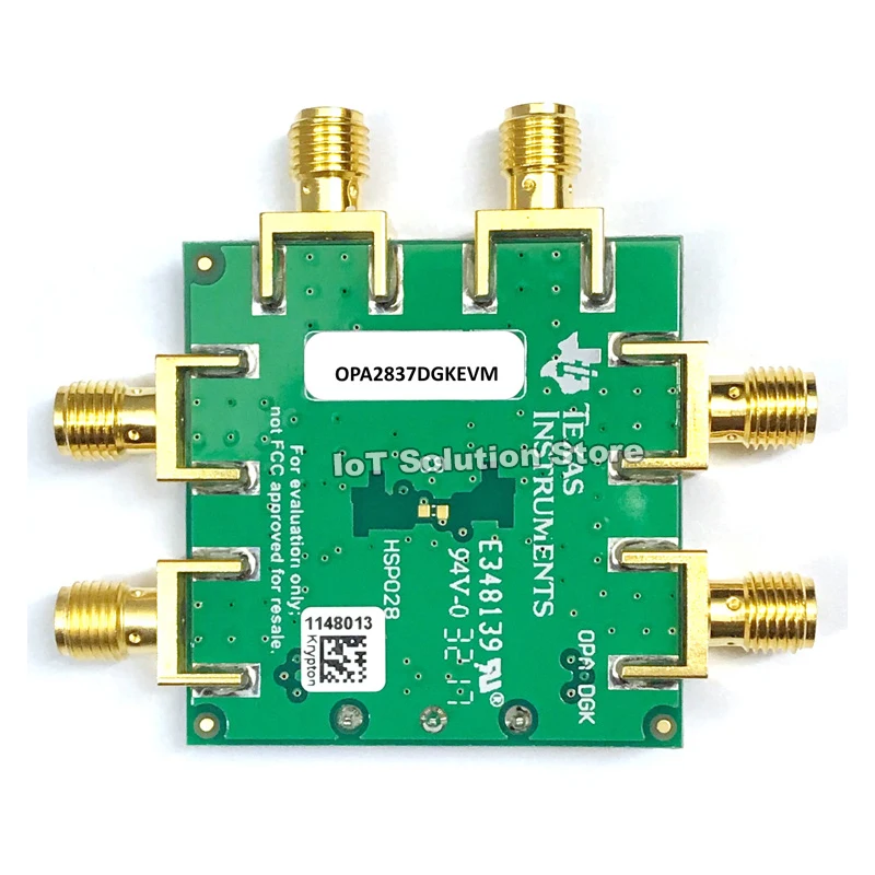 OPA2837DGKEVM OPA2837DGK Dual Channel High Speed Amplifier Evaluation Module