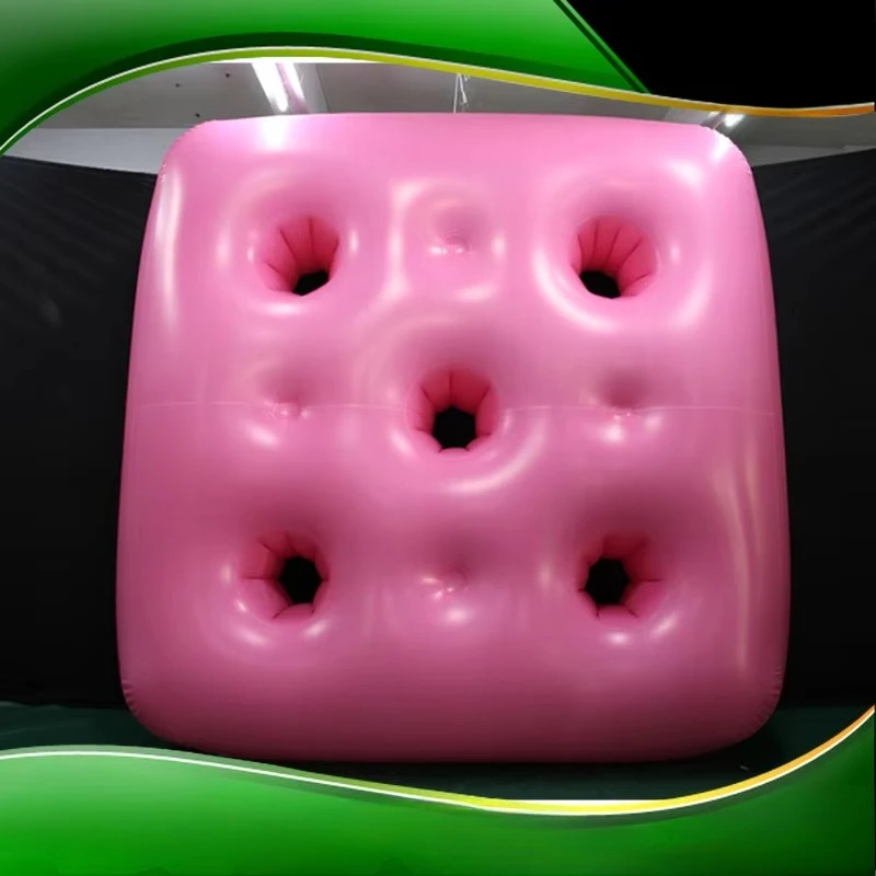 

Hony custom giant inflatable funny elastic pink bed inflatable jump mattress