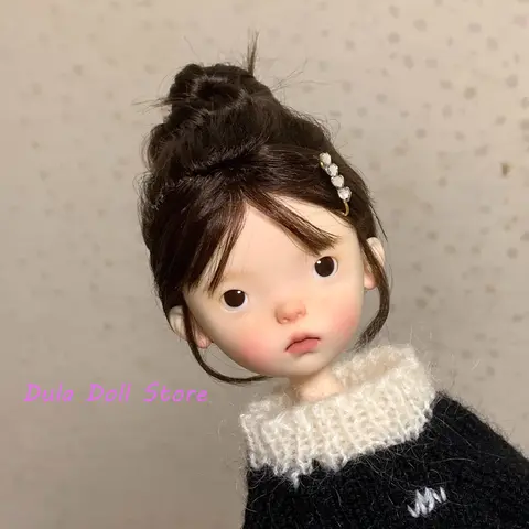 Dula 인형 가발 Landoudou Landazz 모헤어 헤어용 미트볼 헤드 16cm 헤드 상황