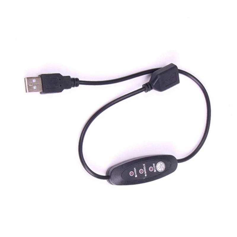 JFBL Hot USB 5V-12V Temperature Controller Heater Thermostat 3-Speed Adjustable 24W