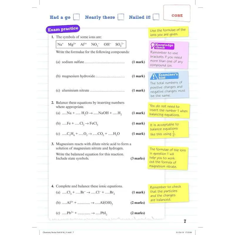 مراجعة بيرسون Edexcel GCSE درجات الكيمياء 79 المراجعة والممارسة بما في ذلك المراجعة عبر الإنترنت والمسابقات للامتحان 2025 و2026