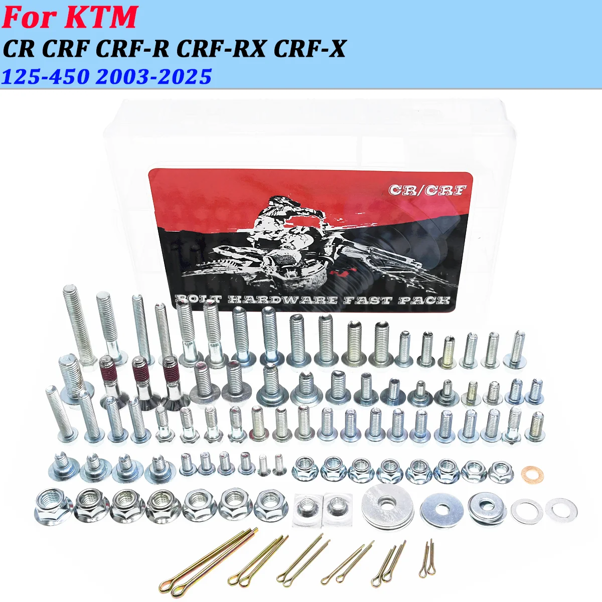 

Motorcycles Fairing Fender Screw Bolt Kit Fastener Set For Honda CRF250R CRF450R CRF250X CRF450X CR CRF Dirt Bike Universal Part