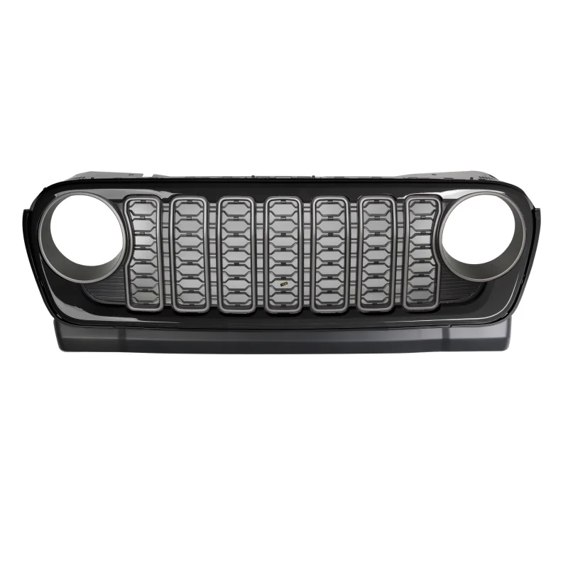 DOS 4X4 Offroad Front Radiator Grille Exterior Decor Mod Trim Fit Off-Road SUV 2018-2024