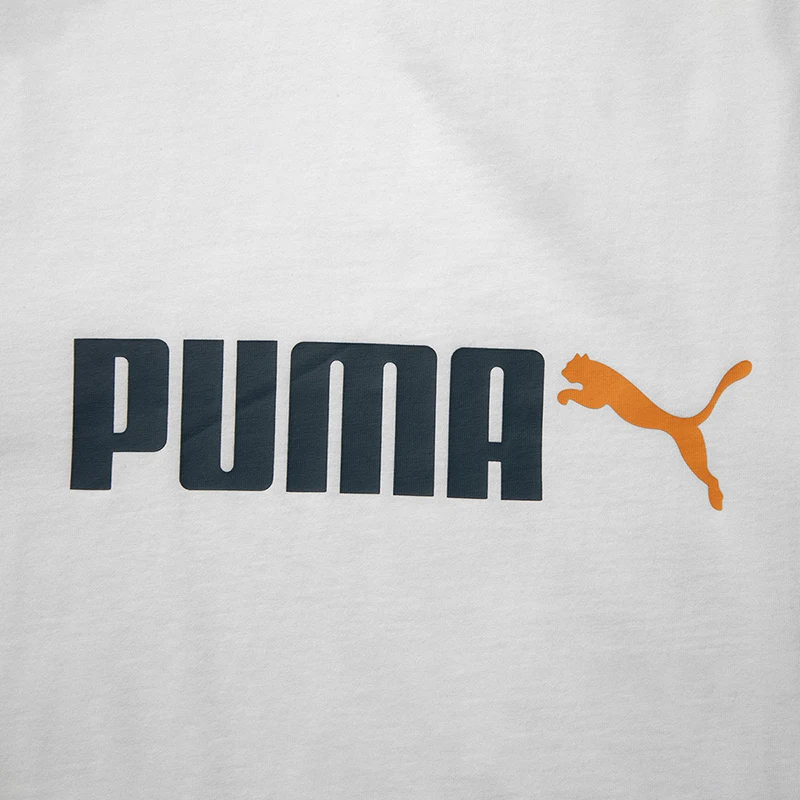 تي شيرت بوما أبيض للرجال والنساء رياضي كاجوال بأكمام قصيرة 69134102 #4