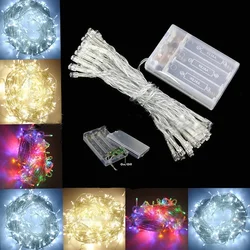 1M 2M 3M 4M 5M 10M Led Lichtslingers Garland Kerstboom Fairy Light Luce waterdicht Huis Tuin Party Outdoor Vakantie Decor