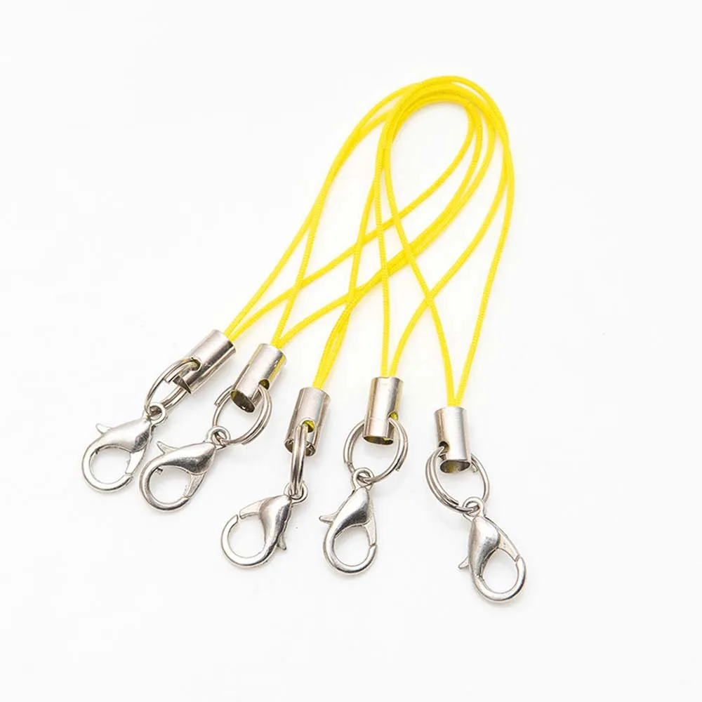 Handmade Materials Key Ring Lobster Clasp Jewelry Accessories Mobile Phone Strap Hang Rope Jewelry Making Mobile Phone