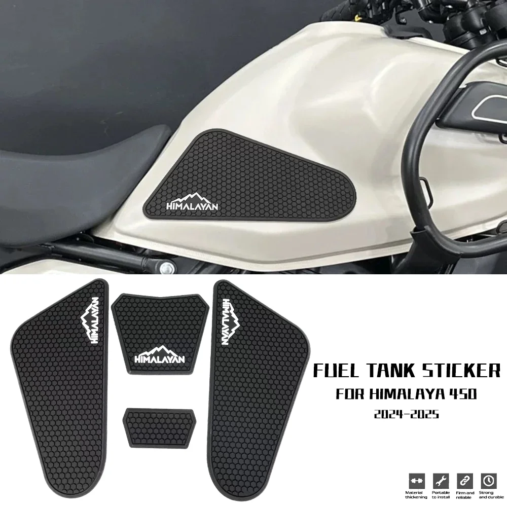 For Himalaya 450 HIMALAYAN450 2024 2025 Motorcycle fuel tank pad protector sticker decal fuel tank knee pad Himalaya 450