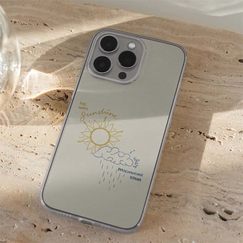 فولكلور كلمات أغنية تايلور جراب هاتف ناعم ، غطاء خلفي من السيليكون ، آيفون 11 ، 12 ، 13 ، 15 ، 14 برو ماكس ، 8 ، 7 بلس ، X ، XR