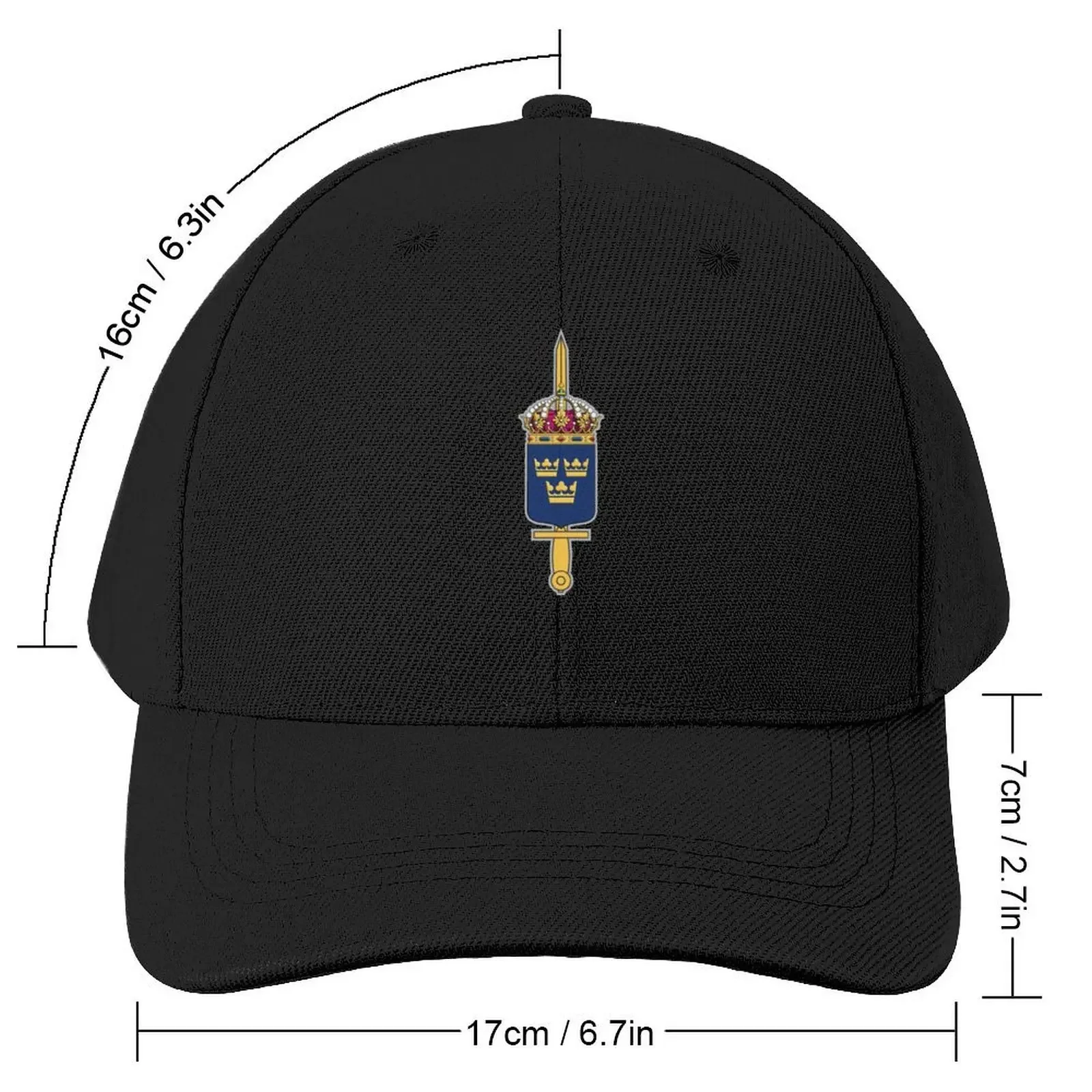 SWEDISH ARMED FORCES Baseball Cap funny hat cute Mens Caps Women's