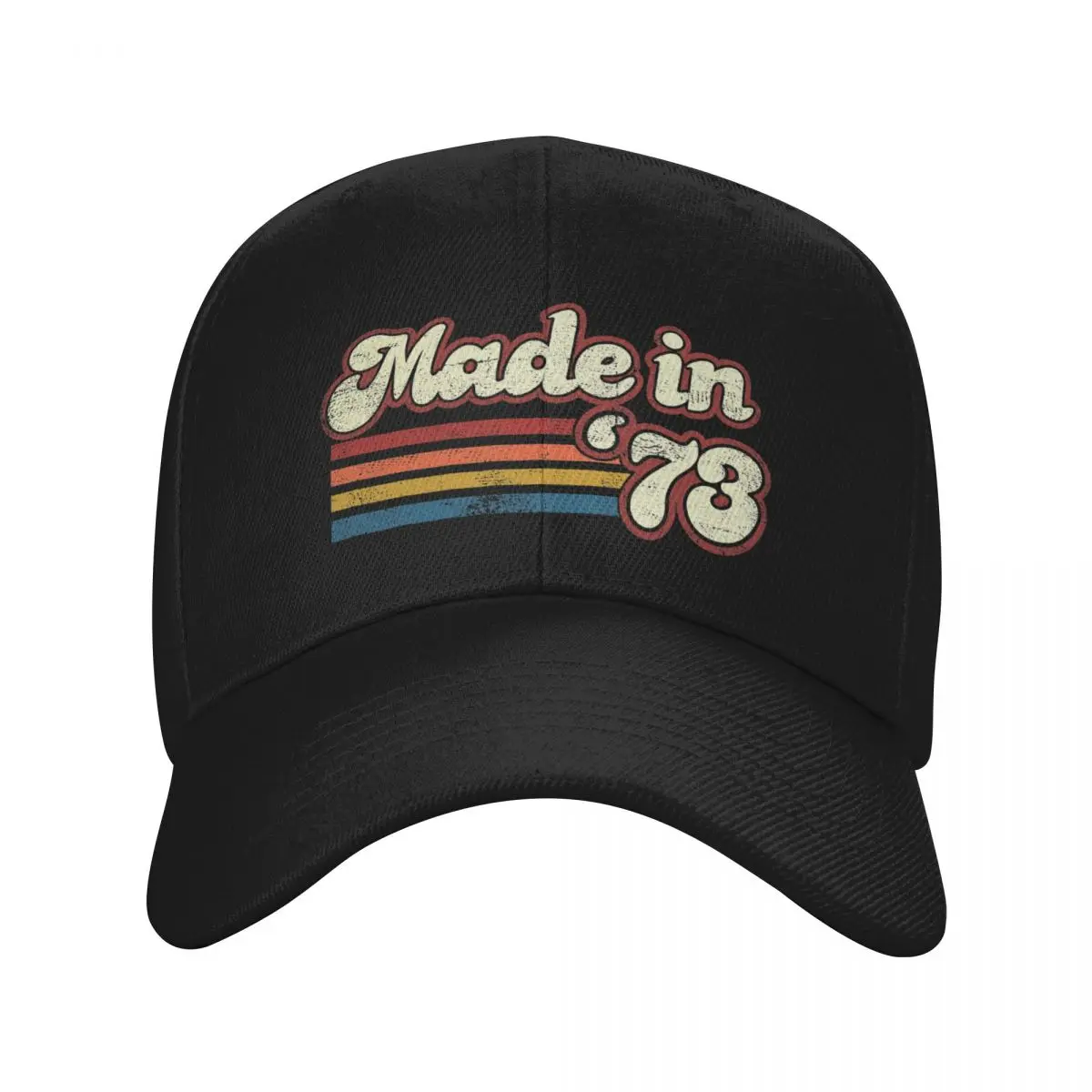 

Vintage 1973 48th Birthday Made in 1973 Born in 1973 Baseball Cap Bobble Hat Golf Wear sailor cap for men Baseball Men Women's