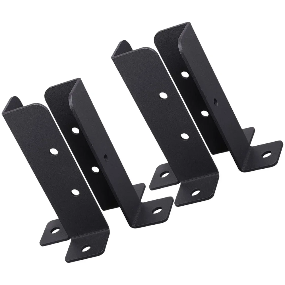 

4 Pcs Patio Post Fixing Bracket Pergola Fence Kit Mailbox Installation (4pcs) Repair Anchor Picket