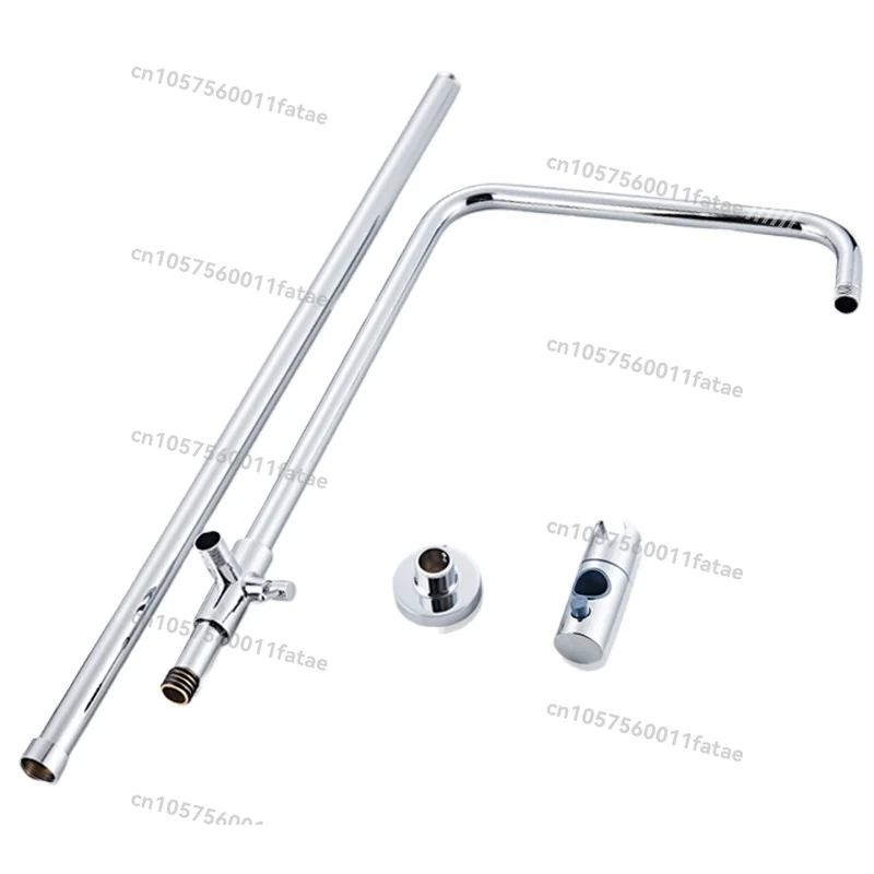 

Stainless Steel Bathroom Rain Shower Rod Set, Shower Pipe