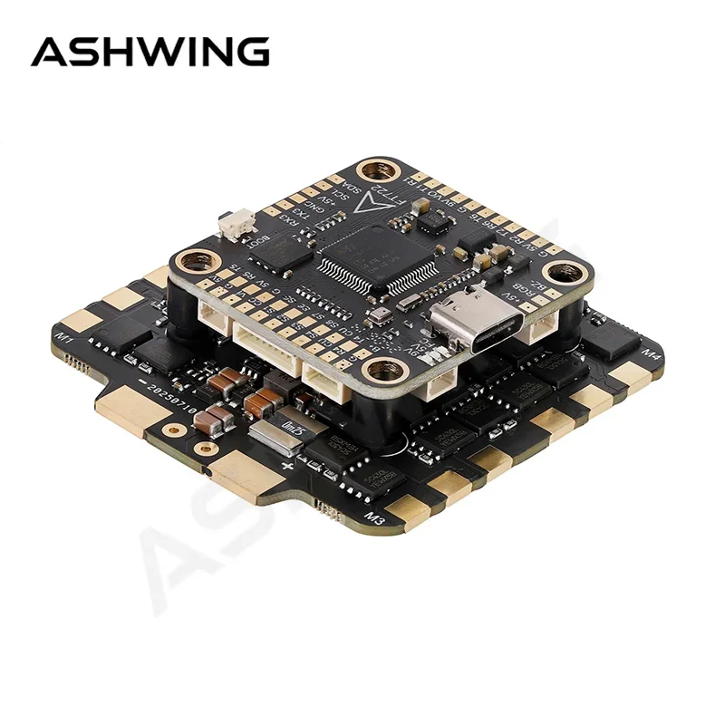 AeroPartsASHWING F405/FT722 Flight Controller - 50A/60A/80A 4-in-1 Flight Stack For RC FPV Racing Drone