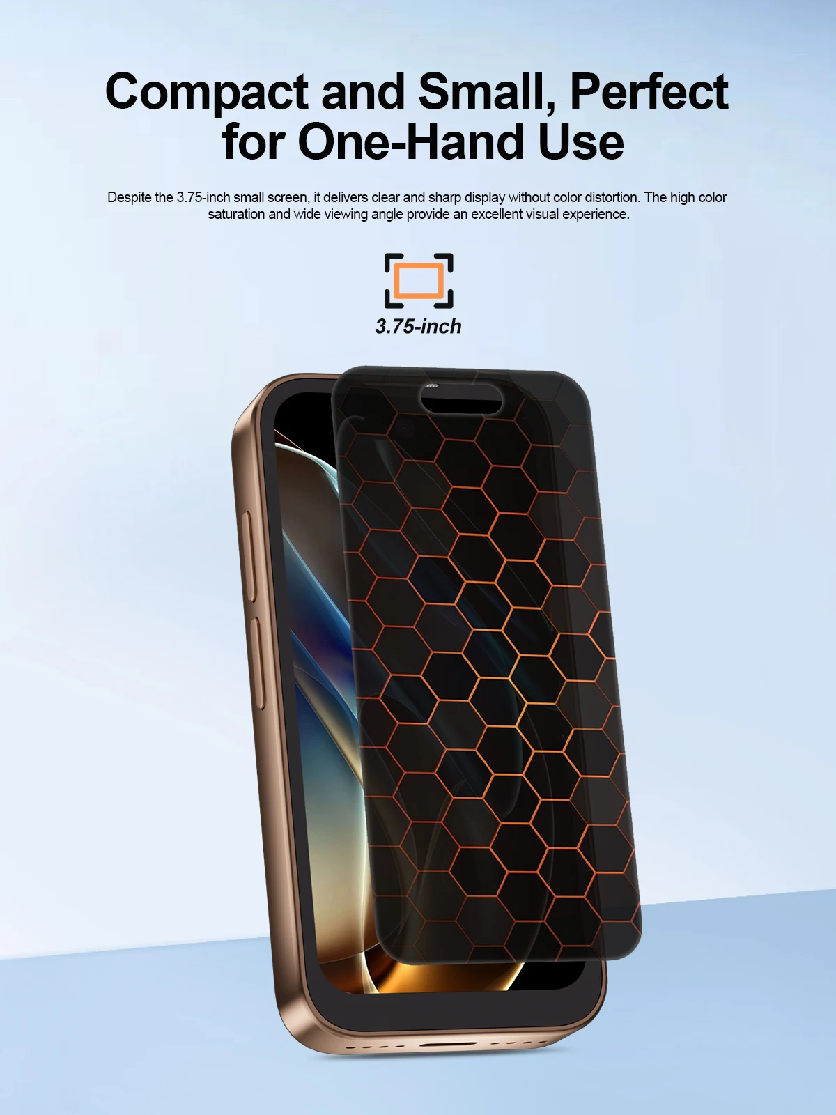SERVO 17 PRO MAX Mini Smartphone 3.75" Fullview Display 3G Cellular Dual SIM Android Small Smart Mobile Phones Face Unlock GPS
