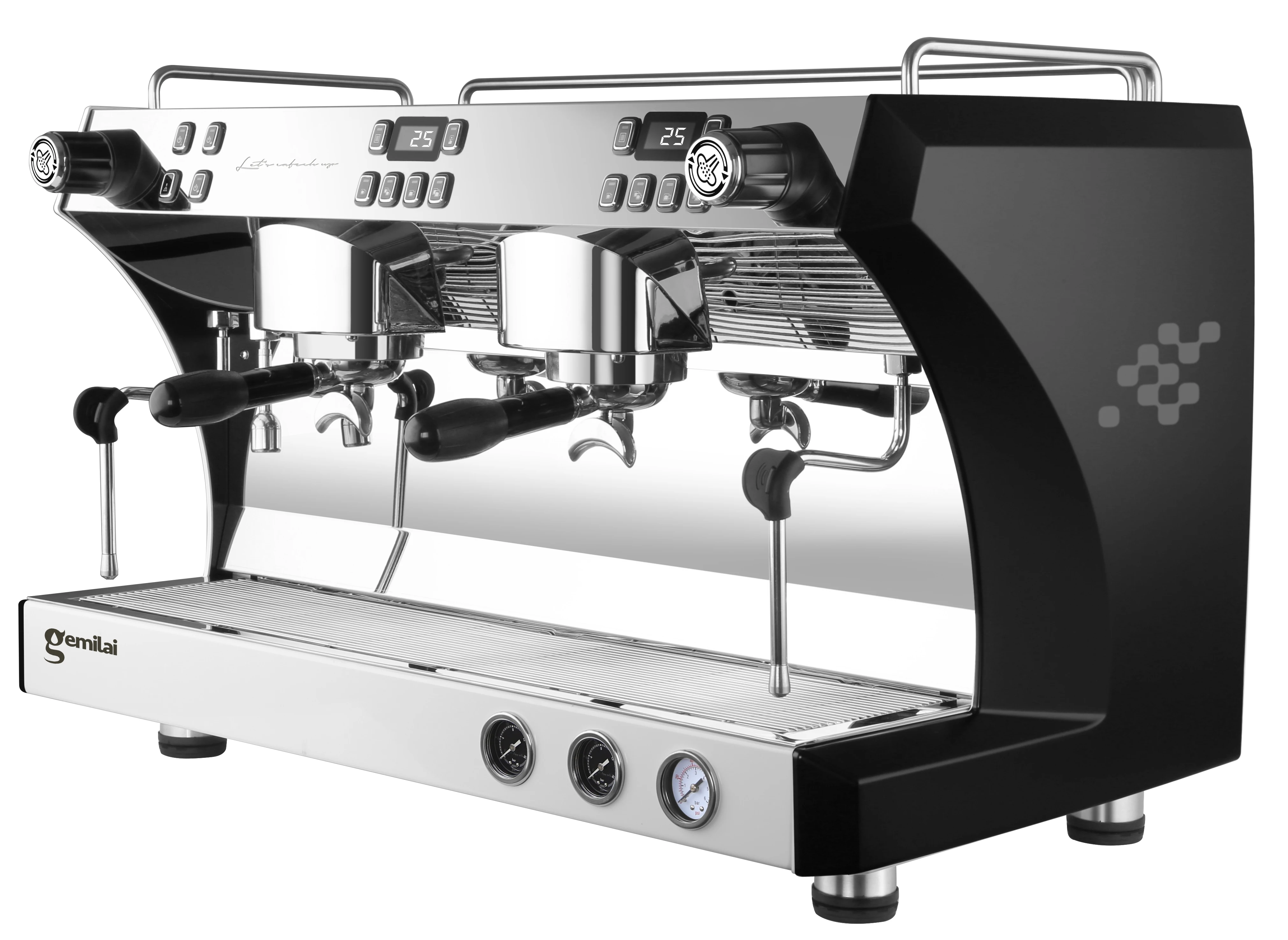 220V Professional Commercial 2 Group 9 Bar Italian Espresso Coffee Maker Imported Pump Cappuccino Coffee Machine For Coffee Shop