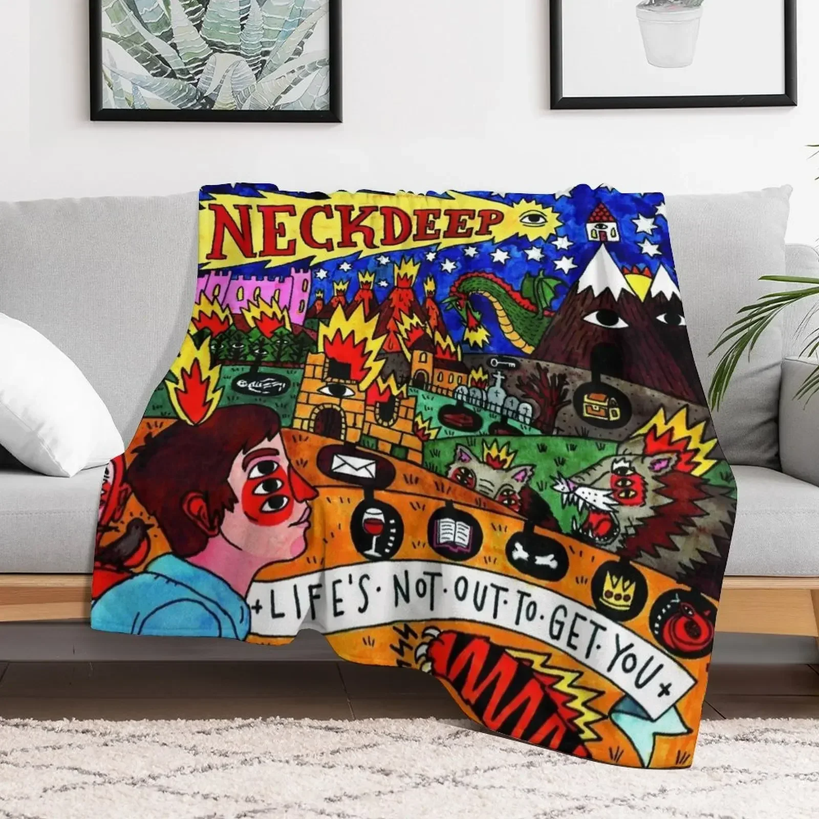 

lnotgy Throw Blanket Thin manga Blankets