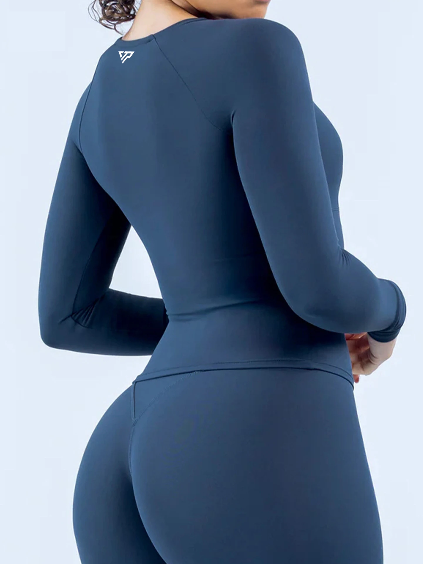 Keep That Pump Women Fitness Top Tight Fitting Brushed Long Sleeved Yoga Clothes Sports T-shirt Quick Drying Cycling Running Gym - view 2