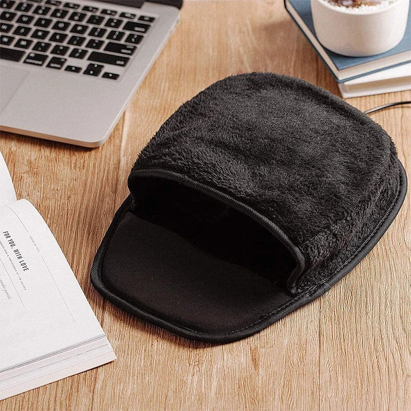 Usb Hand Warmer Heated Mouse Mat Office Supplies Warmer Winter Warm Mouse Pad Hand Heating Cover Soft Plush Protable Home