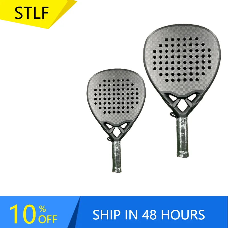 

STLFDLS Genuine Professional Carbon Fiber Tennis Racket Custom Leisure Beach Outdoor Cage Nylon Net Material Lightweight for Ama