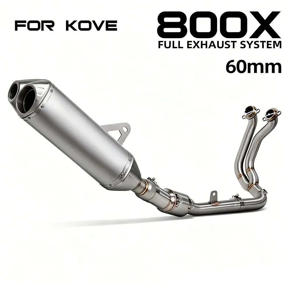 Slip on Muffler Line For KOVE 800X ADV 800 X Adventure Rally Pro Exhaust Motorcycle Full System Professional Connect T148