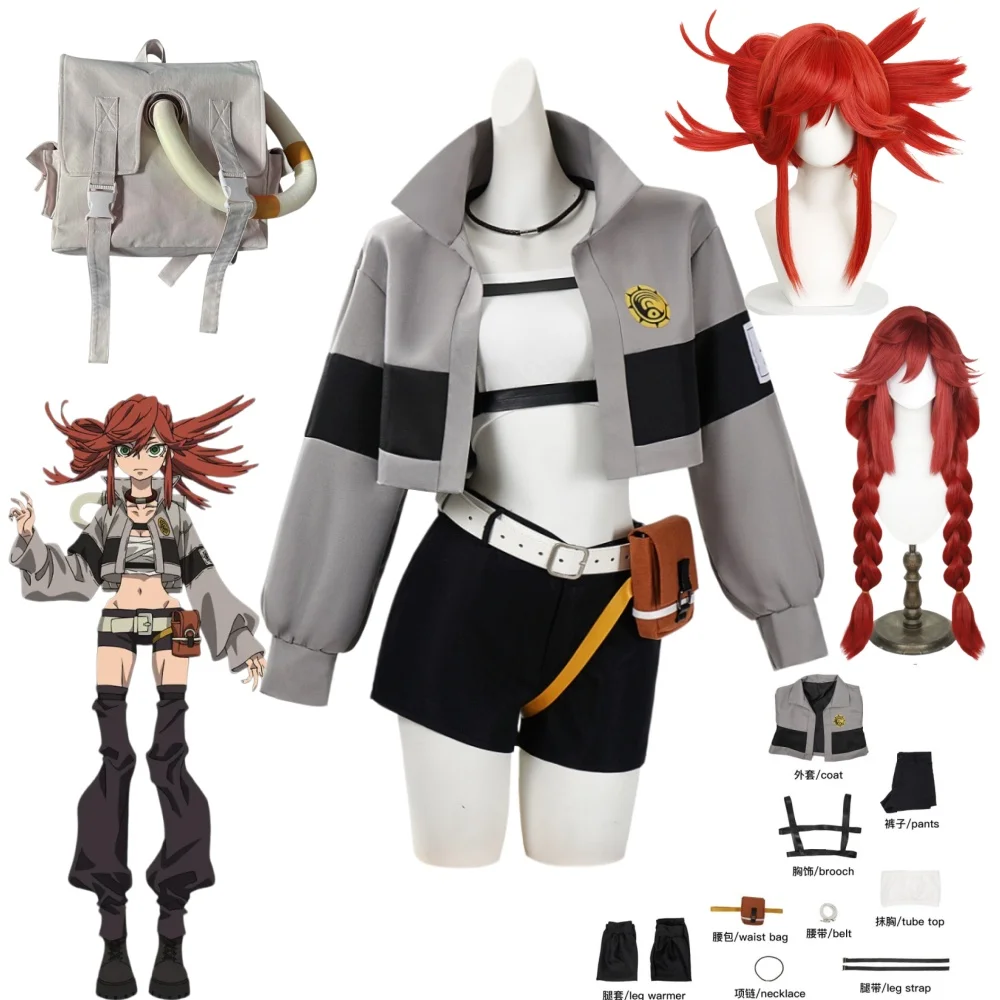 

Gachiakuta Riyo Cosplay Costume Liyo Cosplay Outfit Cleaner ACTAR Anime Halloween Set