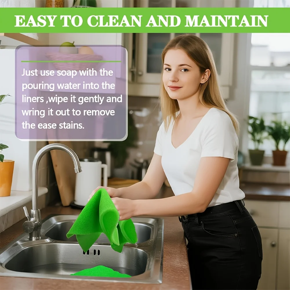 Fruit And Vegetable Fresh Keeping Mats Refrigerator Drawer Liners Reusable Foam Fridge Shelf Pad Washable Kitchen Organizer Mat
