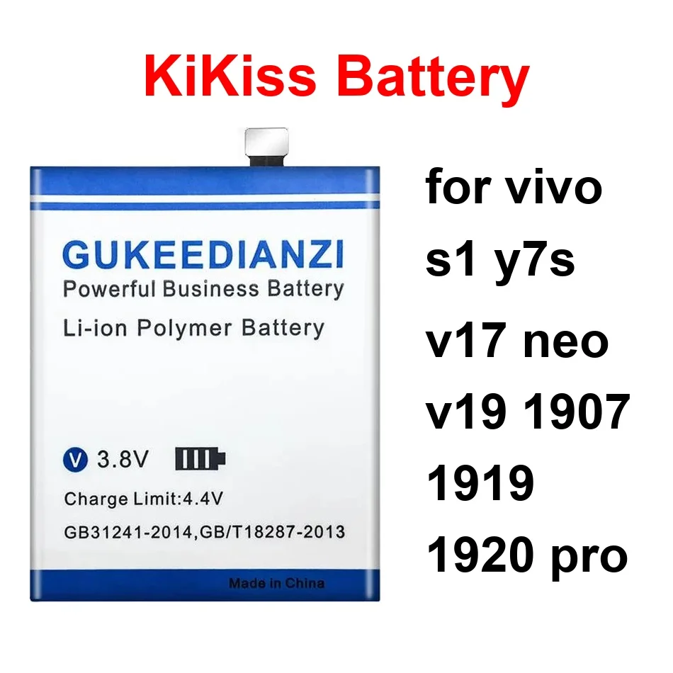 

Mobile Phone Battery Durable B-K6 B-H1 B-H0 4600-5500Mah For Vivo S1 Y7s V17 Neo V19 1907 1919 1920 Pro