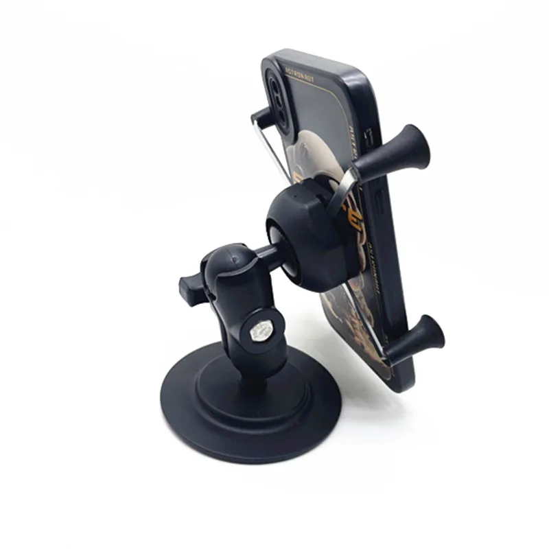 Ruban adhésif pour tableau Prada de voiture à tête sphérique, bras à double prise, support rotatif à 360 °, support RAM, GPS, smartphones, 1"