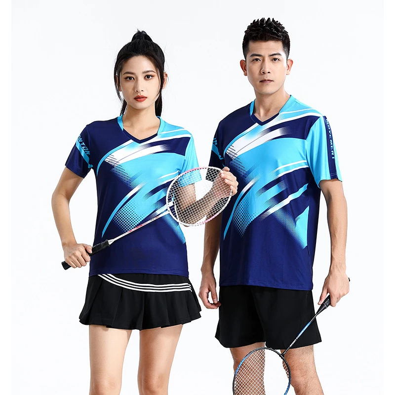 Summer New Quick Dry Breathable Badminton Sets Men Women's Fashions Casual Simplicity Clothing  Outdoor Sports Tennis Suits