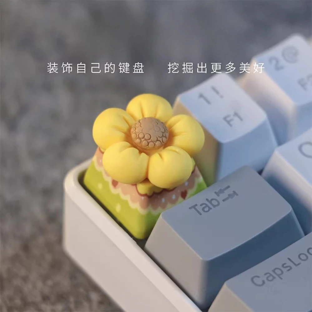 Personality Keycaps Customized Universal Joint Artisan Point Keycap Universal Profile Keycap 1pc Mechanical Keyboard Accessories