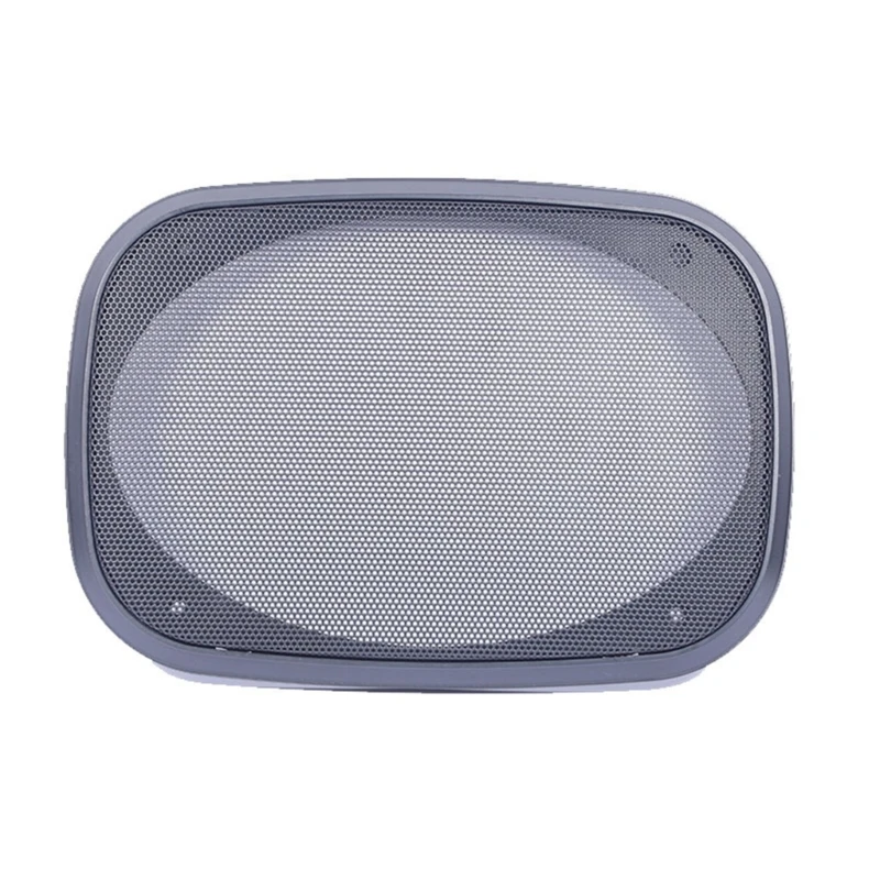 Cubierta de parrilla de altavoz 4 "x 6" 6 "x 9 "rectangular/redondo plástico acero cubierta de malla a prueba de polvo marco rejillas de alambre para Audio de coche Subwoofer