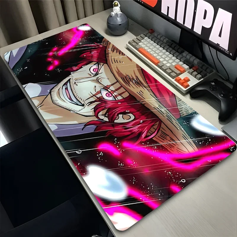 لوحة الماوس ألعاب مخصصة HD المنزل ماوس حصيرة O-one P-piece شانكس مكتب الحصير الجدول من مكتب السجاد ألعاب الفئران الطبيعية لوحة الماوس #4