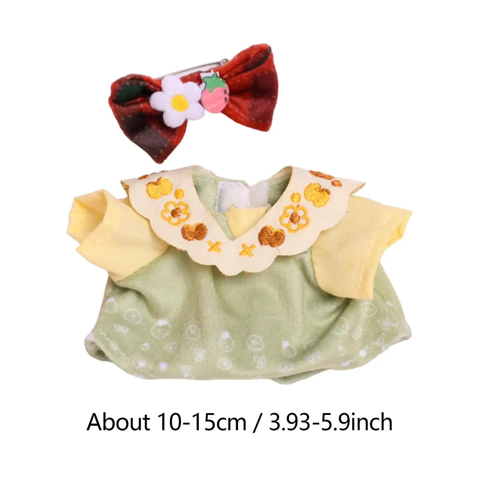 Simpatici vestiti per bambole da 15 cm Costume da indossare ogni giorno Adorabili accessori per bambole Abbigliamento Regali per ragazze Giochi di imitazione Giocattolo Giocattolo per bambini Forniture fai da te