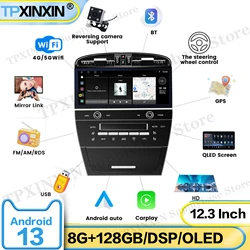 Aggiornamento Autoradio Android Auto Schermo Per Porsche Cayenne 2003 2004 2005 2006 2007 2008 Unità di Testa Multimediale di Navigazione GPS