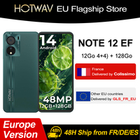 HOTWAV Note 12 EF Android 14 Smartphone 6.8''HD Display 12GB(4+8) 128GB Mobile Phone 48MP 5160mAh Ultra-Thin Cellphone