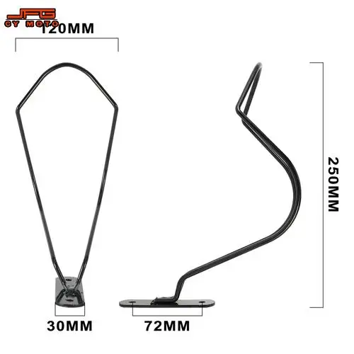

Non-Slip Universal Helmet Rack Wall Mounted Save Space Holder Strong Load-Bearing Easy Install Durable Iron For Motor Helmets