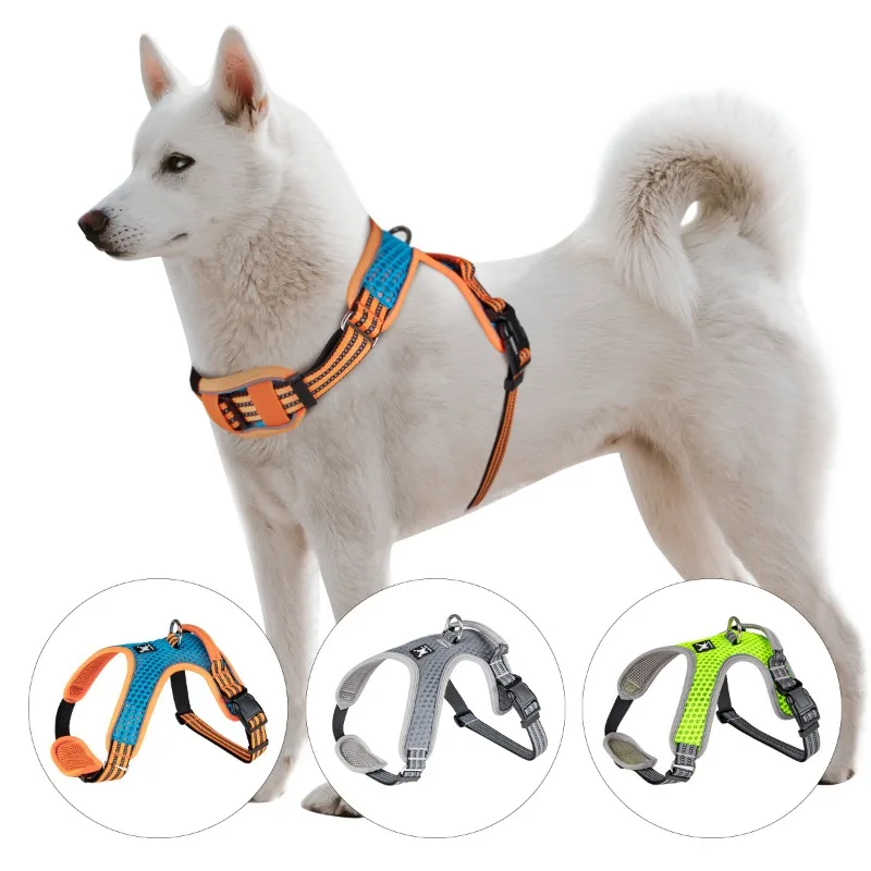 

No Pull Reflective Adjustable Dog Harness with Handle