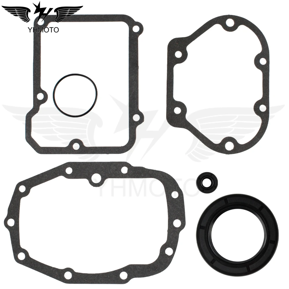 Motorcycle Engine Gasket Seal Kit Top & Bottom End Engine Gasket Kit Set For Harley and Ultima 5 & 6-Speed Models