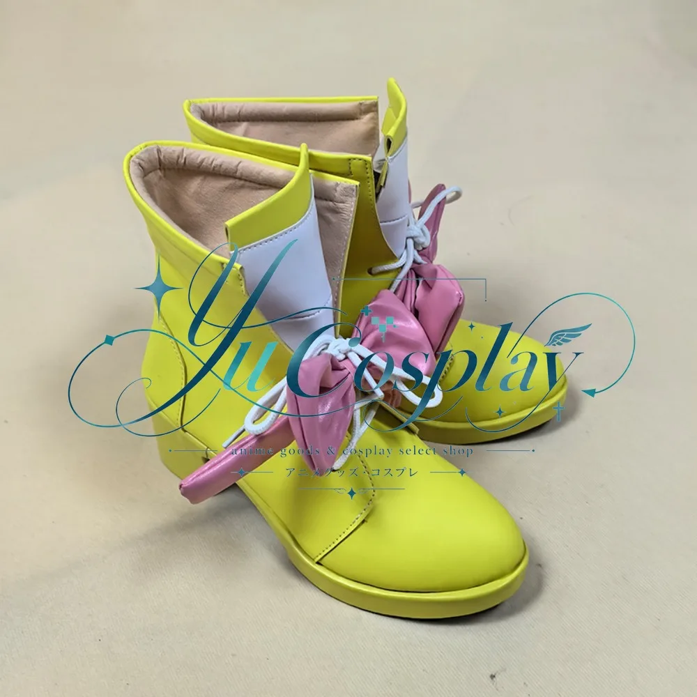 Game Character Xiao Qiao Puppy Theme Cosplay Shoes Custom Boots Convention Performance