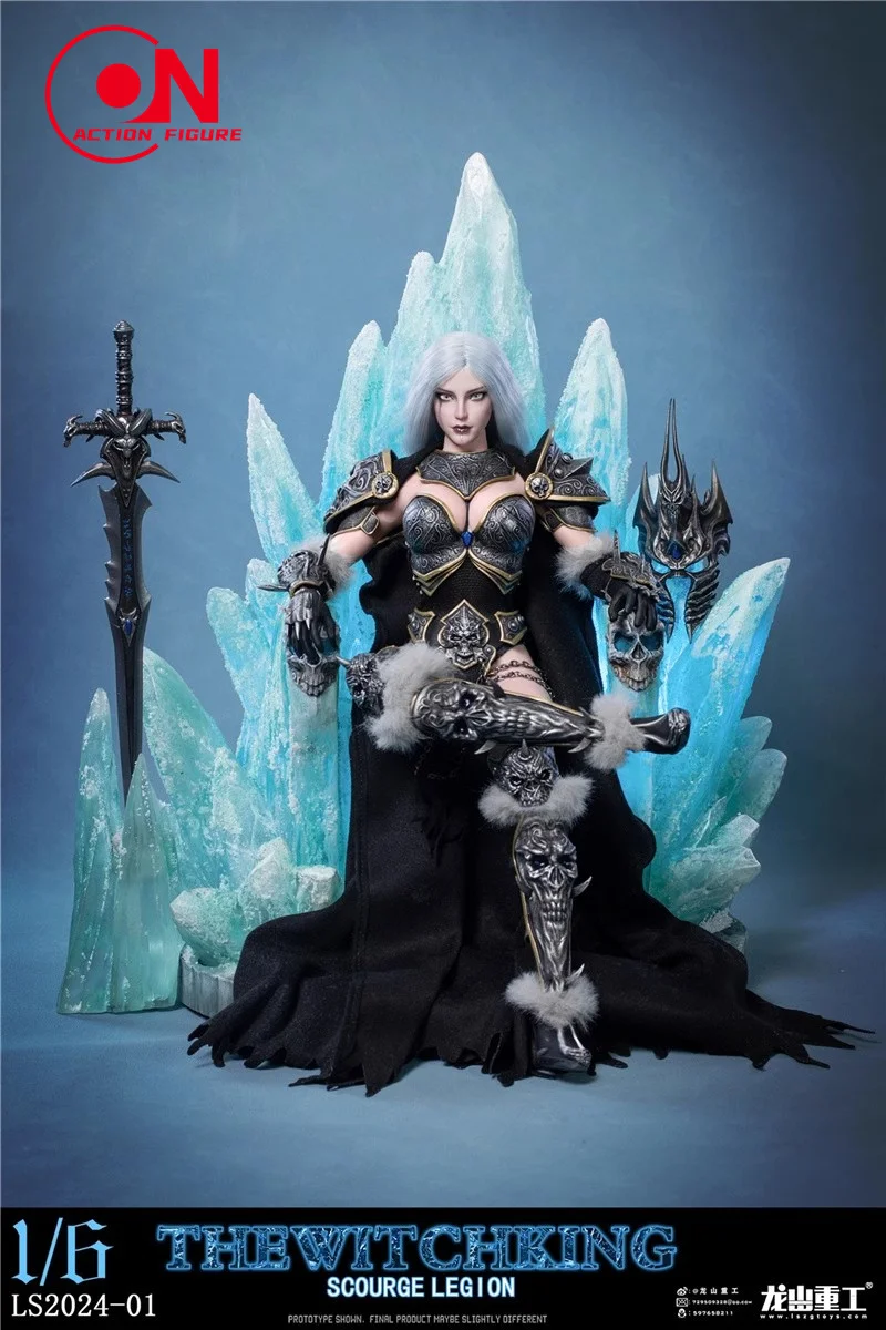 2024 Q4 Longshan Heavy Industry LS2024-01 1/6 Witch King Movable Eyes Action Figure 12'' Female Soldier Figurine Model Toy