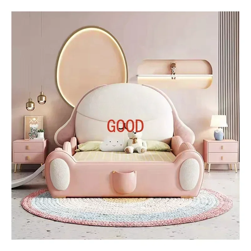 

Factory promotion kids princess bed high quality children furniture kids bed upholstered bed for children for bedroom