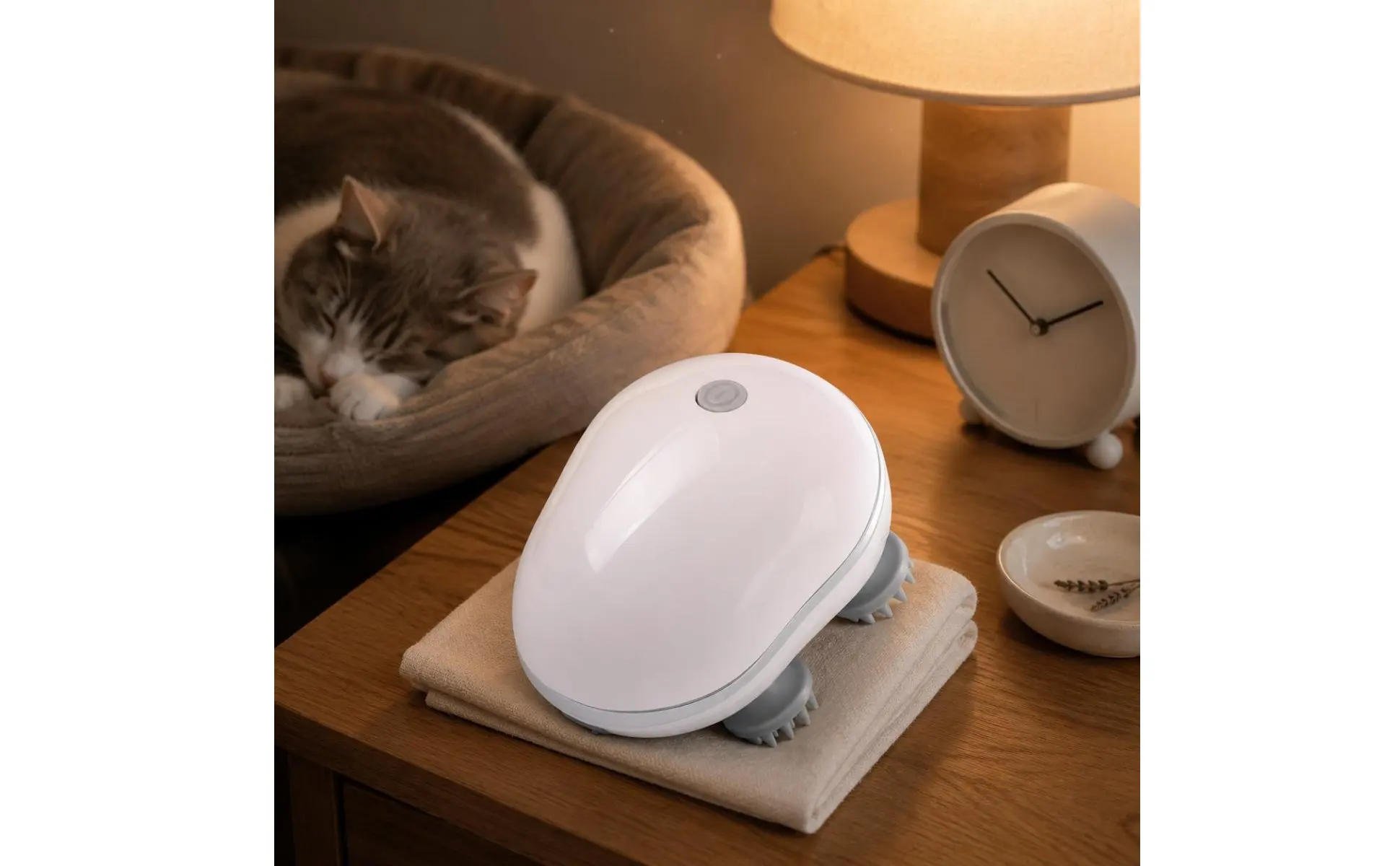 Pet Head Massager Multi-Function Electric Pet Massager Head Massage Tool Tangletangle-Free Wellness Device Portable