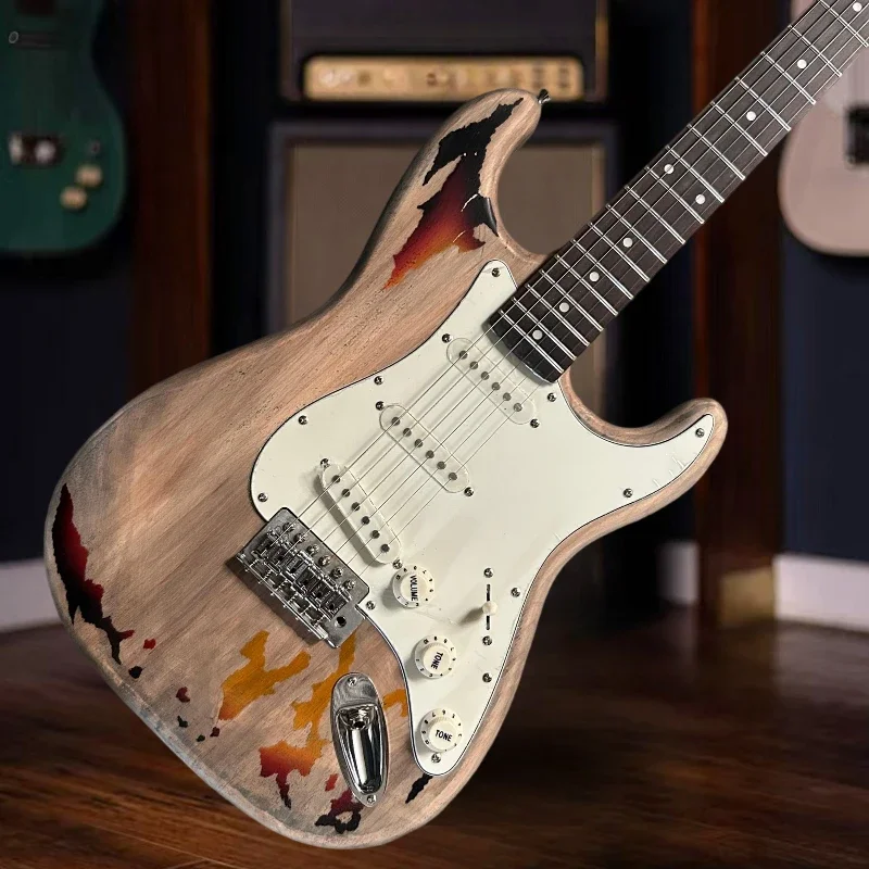 

39-дюймовая гитара из палисандра, материал грифа, высококачественная гитара, 21 тон