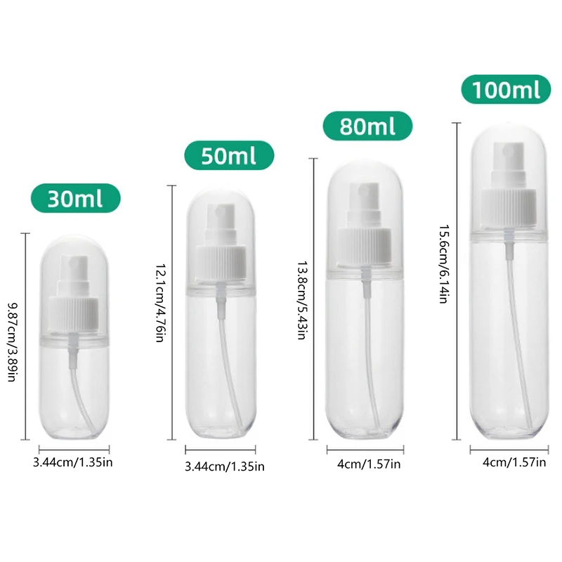 สเปรย์ Liquid เครื่องสําอางบรรจุขวด 30ml 50ml 80ml Sub ขวดขวด Ultra Fine Moisturizing เครื่องสําอางขวดแบบพกพา