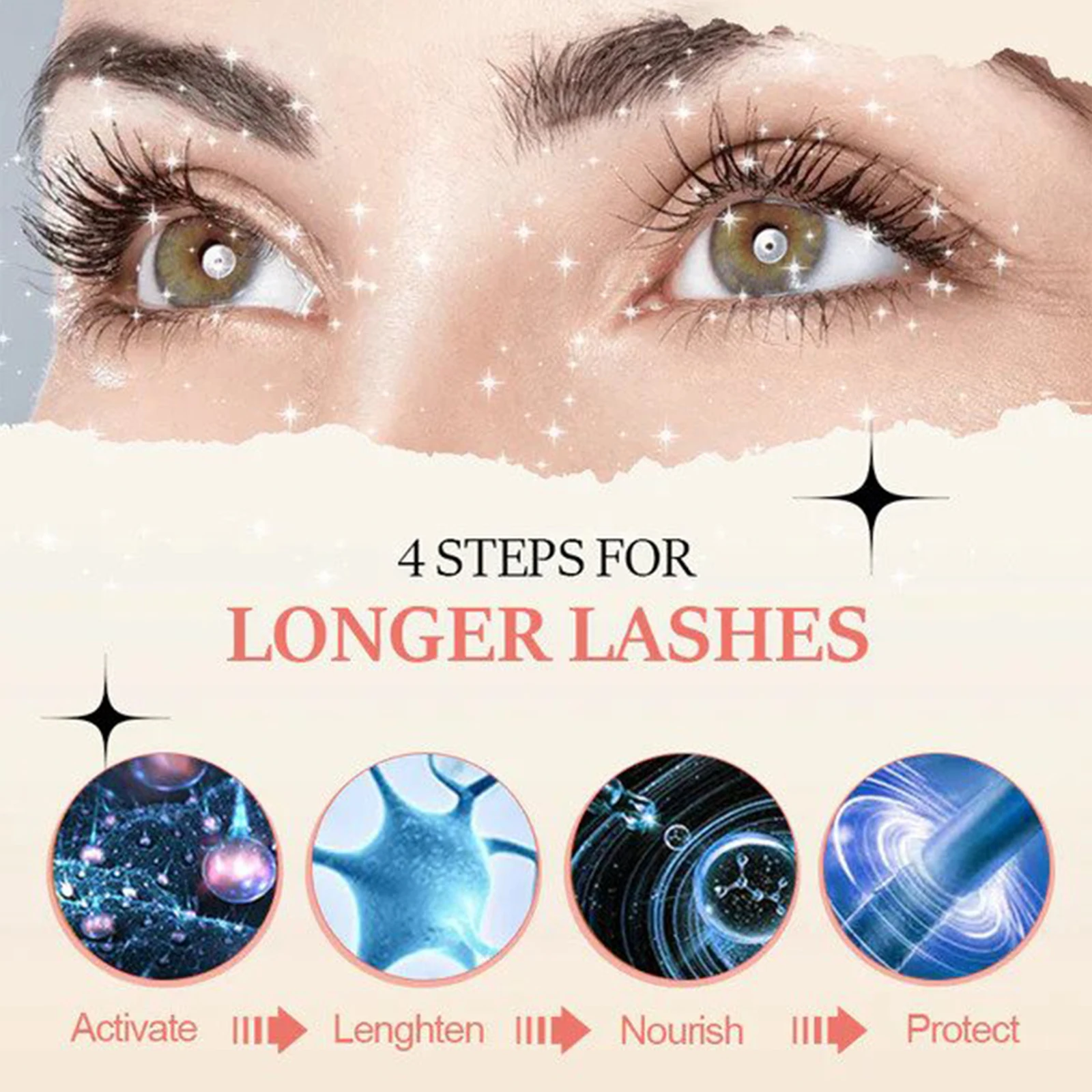 Eyelash Growth Serum Lash Enhancer Boost Longer Fuller ธรรมชาติหนา Curling Fast Absorbing Nourish Eyebrow Regrowth Essence